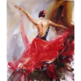 舞蹈題材(人物)系列- 舞姿1 (共9款)-y14121 畫作系列 - 油畫 - 油畫人物系列